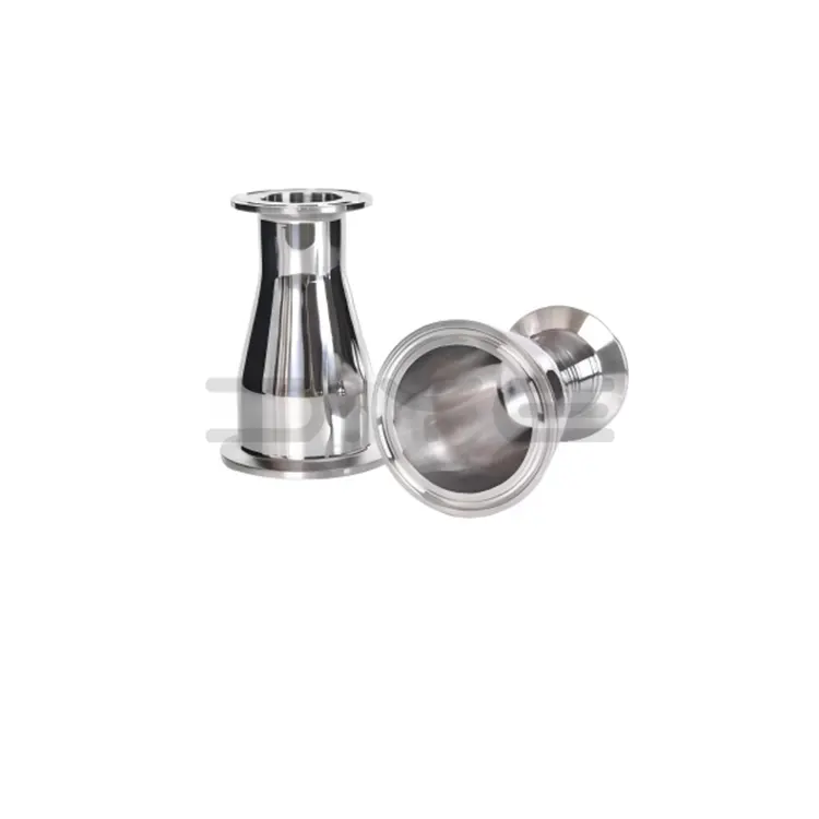 Sıhhi Paslanmaz Çelik Kelepçe Konsantrik Redüktör